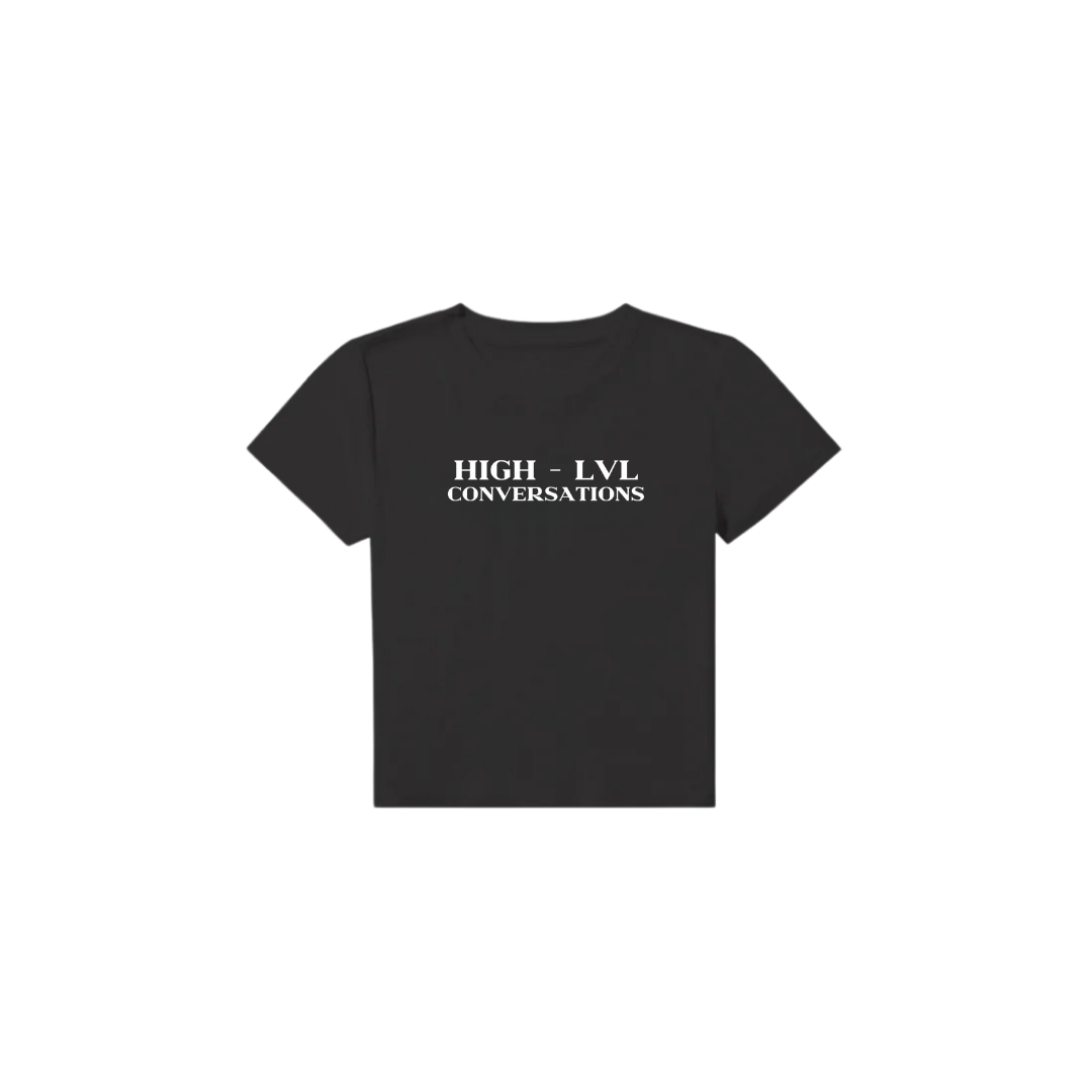 High LVL Conversations Women's Baby Tee