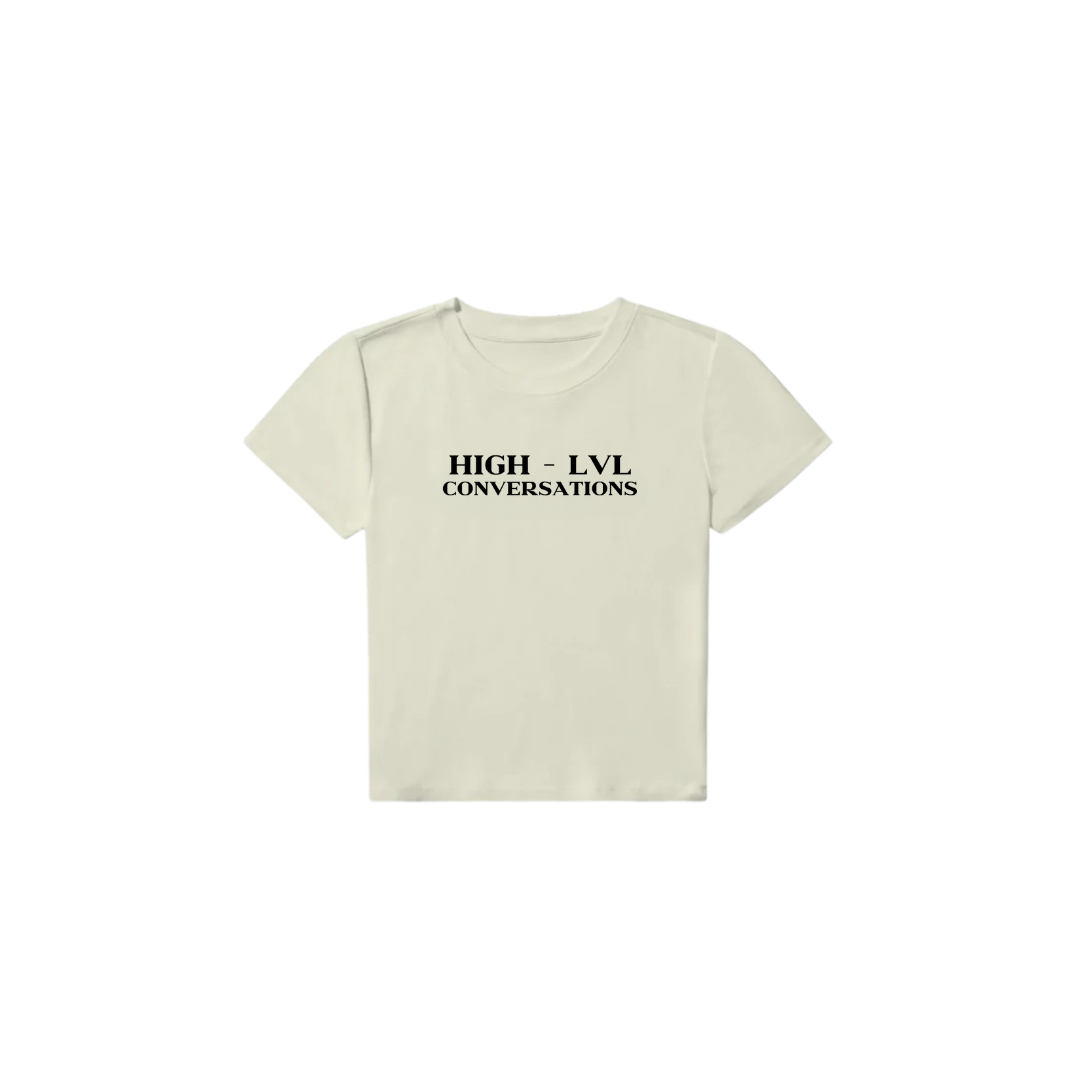 High LVL Conversations Women's Baby Tee