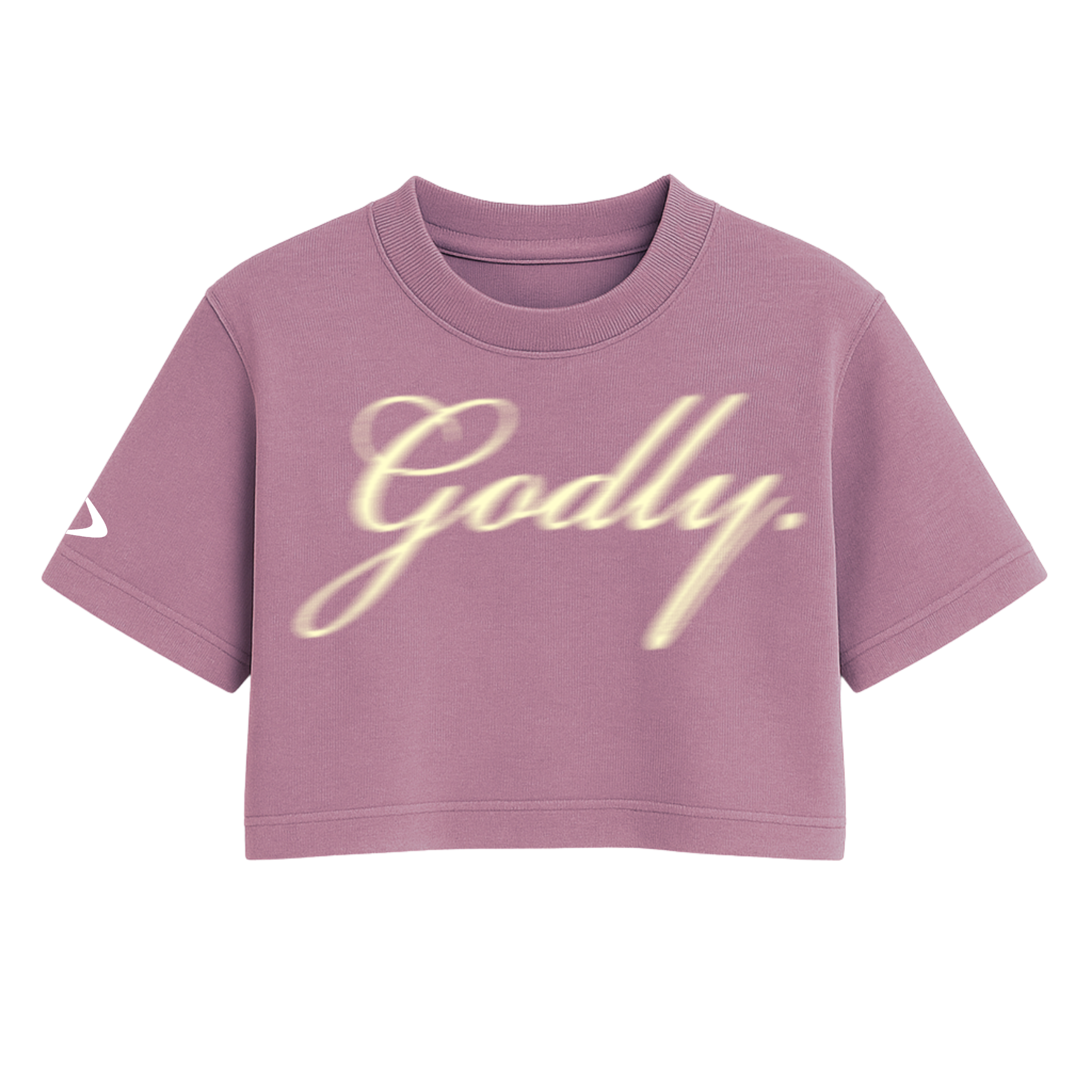 High LVL - Godly One Size Crop Tee