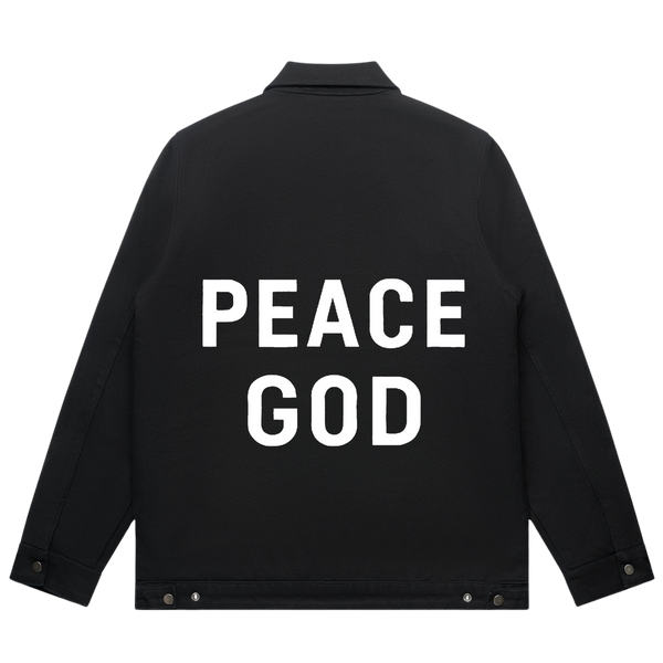 Peace God Work Jacket