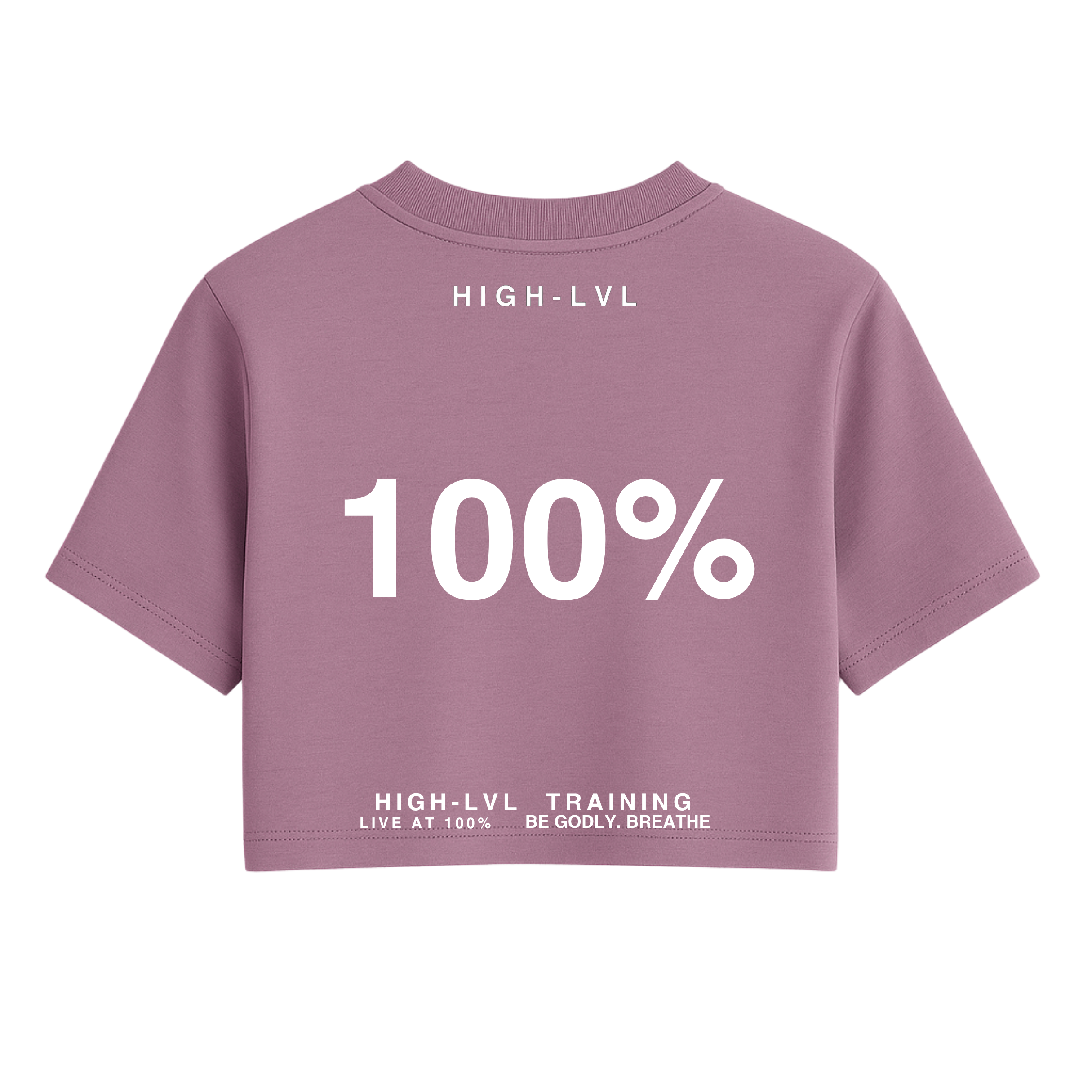 High LVL - 100% One Size Crop Tee