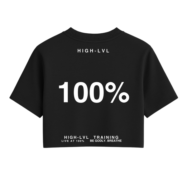 High LVL - 100% One Size Crop Tee